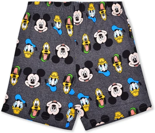 Vista 4 de Disney Mickey Mouse and Friends - Conjunto de camiseta y pantalones cortos de manga corta para niños, niños pequeños y pequeños
