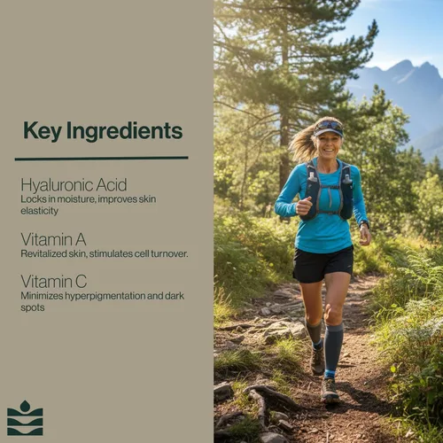 Vista 2 de Dermasport - Limpiador facial suave para atletas, lavado facial hidratante con aloe y ácido hialurónico, elimina el sudor del cloro y el protector