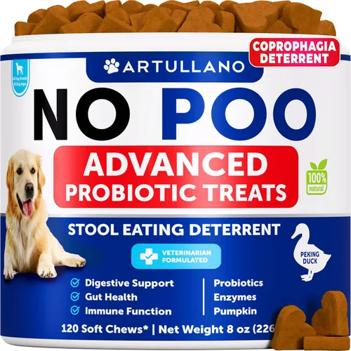 Vista 8 de Masticables para alergias para perros, alivio de picazón en la piel para perros, 120 golosinas suaves masticables con calostro y probióticos