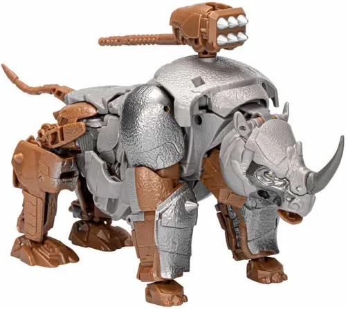 Vista 3 de Transformers Studio Series Voyager Class 103 Rhinox Rise of Beasts Figura de acción de 6.5 pulgadas