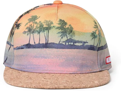 Vista 3 de NUZADA Snapback Hats for Men Flat Bill Hat Hip Hop Style Originales Print Adjustable Flat Brim Baseball Cap