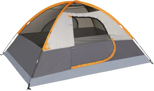 Vista 3 de Amazon Basics Tienda de Campaña, Diseño de Domo para 3 Estaciones con Sobretecho