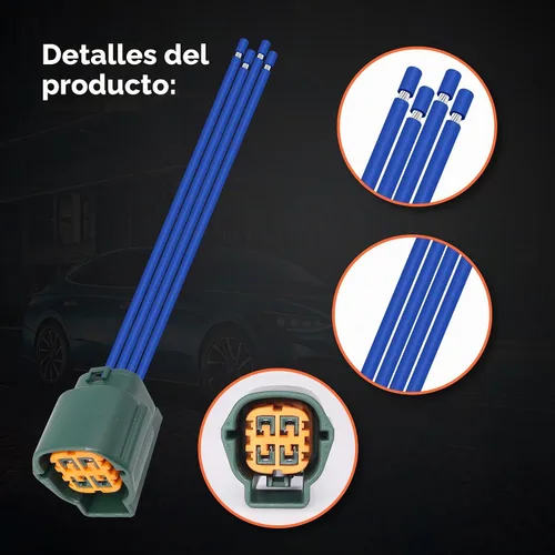 Vista 2 de HiSport - Conector de 4 pines y 4 vías para sensor O2 RS04FG