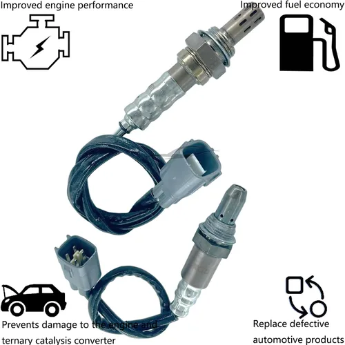 Vista 3 de Dropwater Juego de 2 sensores de oxígeno de repuesto para Toyota Tacoma 4.0L 2006-2005 Sensores de oxígeno ascendentes y descendentes 234-9026