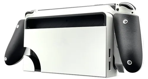 Vista 4 de Satisfye - ZenGrip Ronin White Slim Bundle, Accessories Compatible with Nintendo Switch & OLED - The Bundle includes White ZenGrip and Grey ZenCase