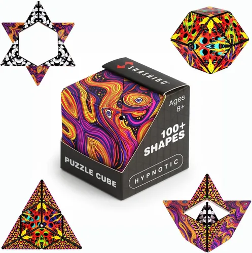 Vista 16 de Shashibo DODECA - Cubo magnético de rompecabezas, juguete para aliviar