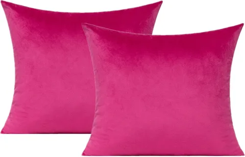 Vista 37 de VAKADO Juego de 2 fundas de almohada de terciopelo beige crema de 16 x 16 pulgadas, fundas de cojín cuadradas suaves y sólidas, decoración del hogar