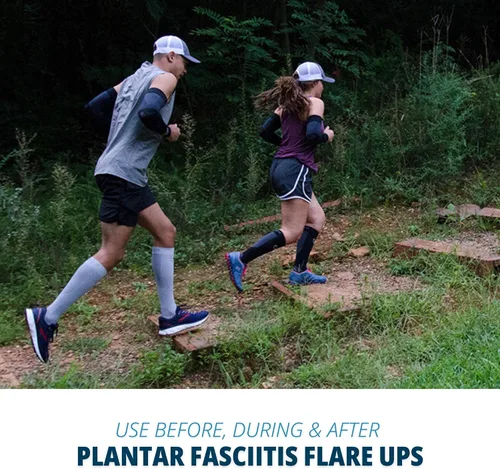 Vista 7 de OS1st Los calcetines de compresión FS4 para fascitis plantar alivian el dolor en el talón, mejoran la circulación y la salud general del pie