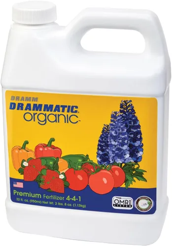 Vista 9 de Dramm Drammatic® Organic™ Fertilizante original 2-4-1, fertilizante líquido hidrolizado para pescado, para verduras, flores y frutas, 1 galón