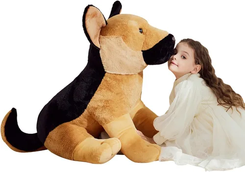 Vista 8 de IKASA Juguete de peluche de gato calicó gigante, juguetes suaves grandes y grandes, 30 pulgadas, tamaño enorme, lindo peluche mullido de gran