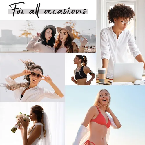 Vista 9 de WIGI Premium Nipple Covers, Reusable Silicone Nipple Covers & Disposable Nipple Pasties for Women, Invisible & Breathable