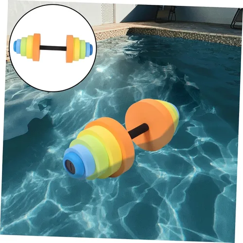 Vista 9 de KICHOUSE Adjustable Eva Foam Dumbbell for Boy Girl Lightweight Water Aerobics Exercise Equipment for Boy Girl for Kindergarten Fitness Activities