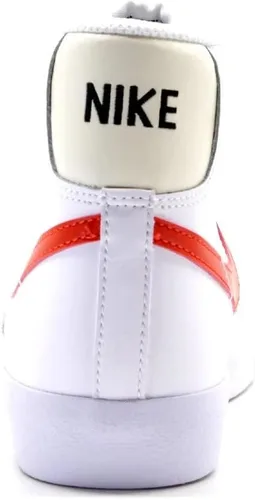 Vista 3 de Nike Blazer Mid 77 unisex para niños, Blanco, azul universitario, negro