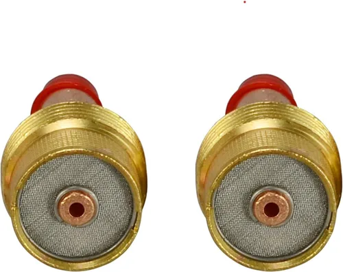 Vista 9 de RIVERWELD TIG - Cuerpos de pinza de lente de gas Jumbo de gran diámetro 45V204S, 0.040 pulgadas y 0.039 in Orificio para SR WP 9 20 25 TIG, paquete