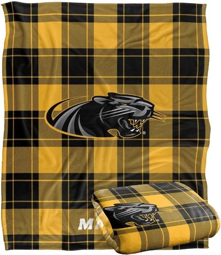 Vista 196 de LOGOVISION St John's University Campus Plaid Spirit Silky Touch Manta súper suave 36 x 58 pulgadas