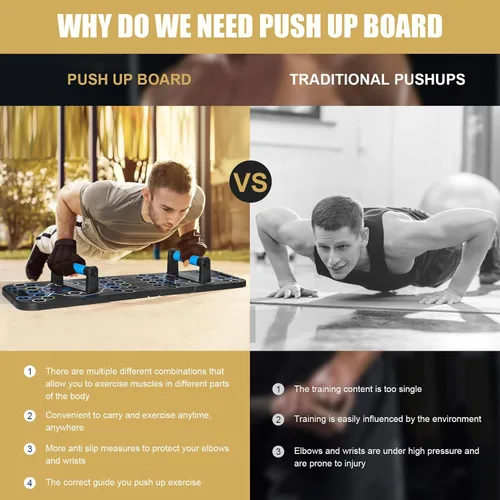 Vista 2 de Tabla de flexión plegable ajustable 56 en 1 para ejercicio, entrenamiento de fitness para entrenamiento de fuerza muscular máxima para hombres