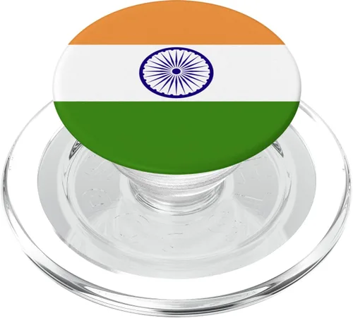 Vista 7 de PopGrip intercambiable con la bandera india de la India