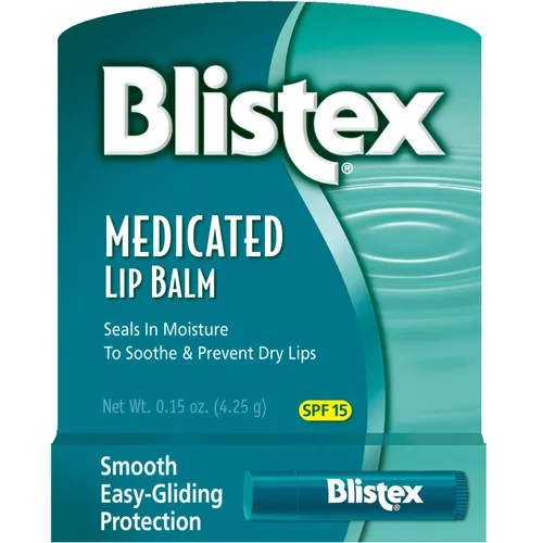 Vista 10 de Blistex Bálsamo labial de bayas medicadas, paquete de 3