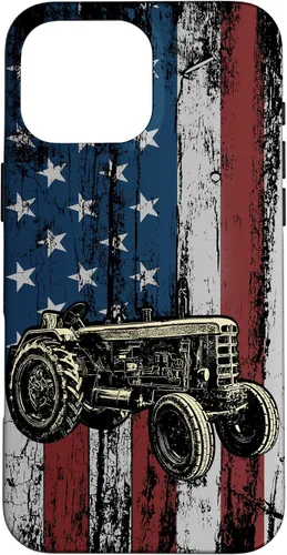 Vista 19 de Patriotic Tractor American Flag Tractor Farm Gift Farmer Case for iPhone 17