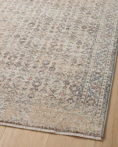 Vista 10 de Loloi Angela Rose Blake Collection BLA-04 - Alfombra de área de 6 pies 7 pulgadas x 9 pies 10 pulgadas, altura de pelo de 0.25 pulgadas, con borlas