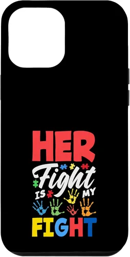 Vista 25 de Her Fight is My Fight Autism Awareness Case for iPhone XR