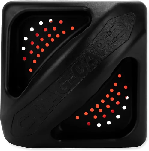 Vista 3 de Camco Tapa magnética para parachoques RV con ajuste de orejeta, cuenta con imanes de neodimio de alta resistencia, paquete de 2 (40312), color negro