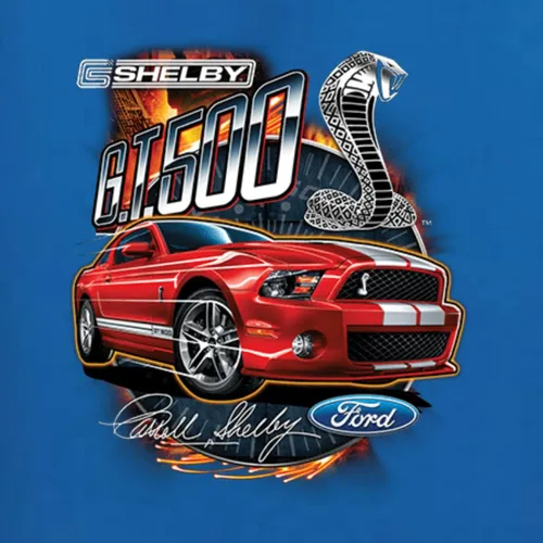 Vista 50 de Wild Bobby Shelby GT500 Cobra - Sudadera con capucha con diseño oficial de Ford Motors Cars and Trucks