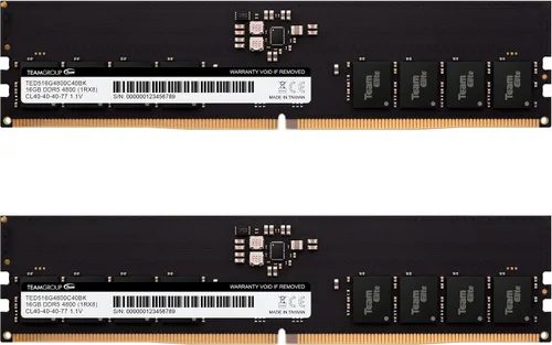 Vista 11 de TEAMGROUP Elite DDR5 de 16GB 4800 MHz (PC5-38400) CL40 sin ECC, sin búfer 1.1 V UDIMM 288 pines PC, módulo de memoria RAM actualizada