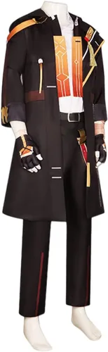 Vista 4 de Moalioi Honkai Star Rail - Disfraz de cosplay de Honkai Trailblazer Caelus, traje de fiesta de Helloween con peluca Estilo para hombre