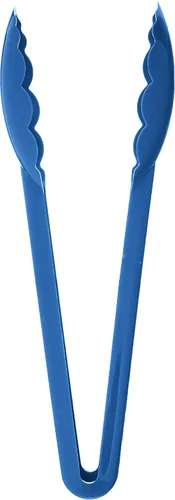 Vista 2 de Mercer Culinary Hell's Tools Hi-Heat - Pinzas utilitarias, 9.5 pulgadas, color azul