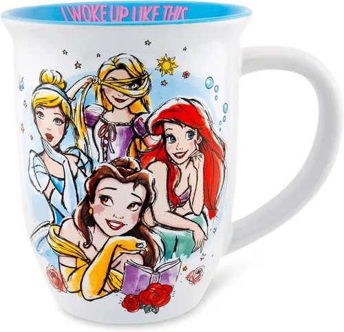 Vista 14 de Silver Buffalo Disney Alicia en el país de las maravillas Taza de té apiladas de cerámica esculpida en 3D, 20 onzas (591.4 ml)