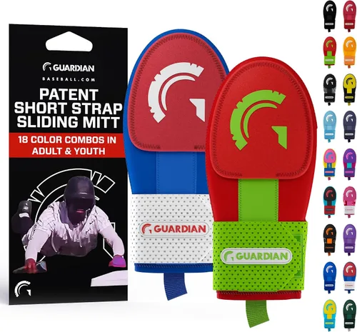 Vista 30 de Guardian Baseball Guantes deslizantes – Tallas para jóvenes y adultos – Guante deslizante para béisbol – Correa de compresión elástica, paquete de 2