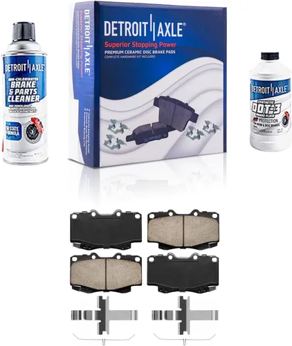 Vista 134 de Detroit Axle - Pastillas de Freno Delantero Izquierdo Reemplazo de Pinza de Disco para Ford Fusion Mazda 6 Lincoln MKZ Mercury Milan 2006-2012