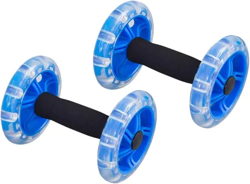 Vista 9 de Entrenador abdominal Dispositivos de rueda de entrenamiento Rueda de rodillos Núcleo de ejercicio Rueda de ejercicio Núcleo de abdominales Rueda