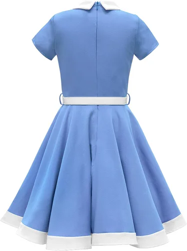 Vista 2 de BlackButterfly Vestido para niñas "Lucy" vintage Clarity 50, Negro