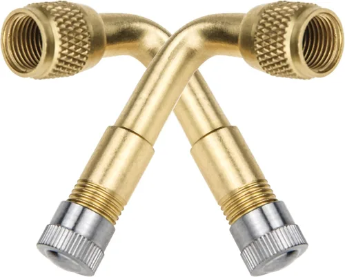 Vista 10 de Mellbree 2 extensores de vástago de válvula, extensión flexible de vástago de válvula de neumático Schrader de 8.25 pulgadas compatible con Harleys