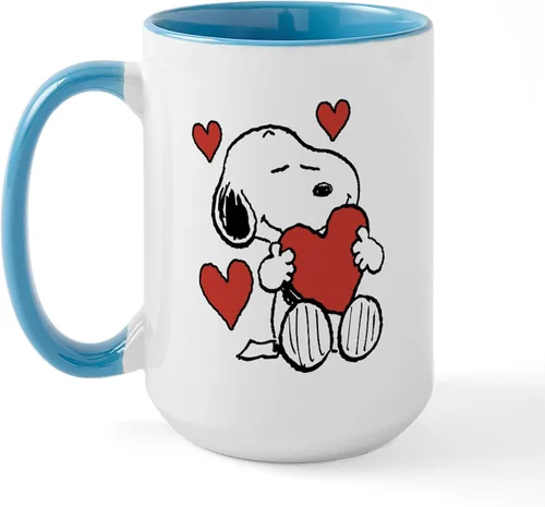 Vista 163 de CafePress SNOOPY Joe Cool - Taza de café de cerámica (15.0 fl oz)