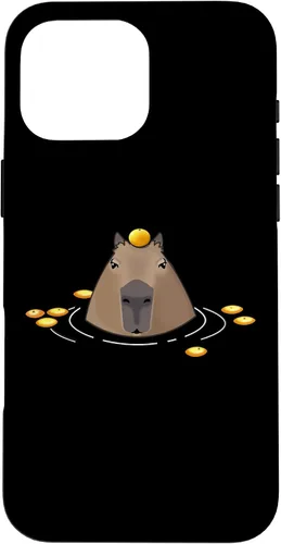 Vista 19 de Funda Capybara para iPhone 17 para hombre y mujer, diseño de naranjas frías