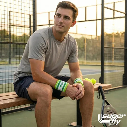 Vista 7 de Super Fly Goods Bandas para el sudor, pickleball golf, tenis, gran regalo o para tus deportes o equipo, juego de bandas deportivas que incluye
