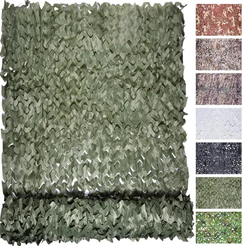 Vista 11 de FLYEGO Red de Camuflaje de Malla, Rollo a Granel de Redes de Camuflaje para Toldo, para Cazar, Ocultación, Protección Solar, Cobertura de Auto