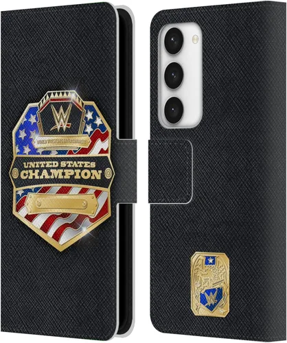 Vista 226 de Head Case Designs Officially Licensed WWE Cruiserweight Champion Title Belts Leather Wallet Case Compatible with Samsung Galaxy A07 4G Campeón