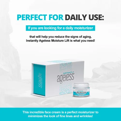 Vista 7 de Instantly Ageless Skin Care Duo Lift Bundle - 25 viales de estiramiento facial instantáneo en una caja y megahidratante con colágeno - Hidratante