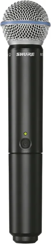 Vista 7 de Shure BLX24R/B58 Sistema de micrófono inalámbrico - Batería de 14 horas, rango de 300 pies, UHF Micrófono vocal de mano BETA 58A, receptor