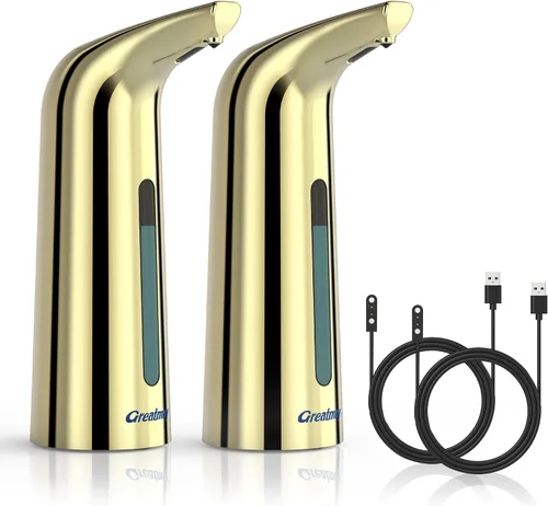 Vista 8 de Dispensador Automático Ajustable de Jabón Sin Contacto, Dispensador de Bomba de Jabón Líquido Sensor Sin Contacto con 4 Niveles Ajustables