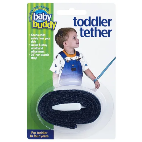 Vista 6 de Arnés con correa de seguridad para niños pequeños de Baby Buddy, con correa de sujeción, Total 1, Negro