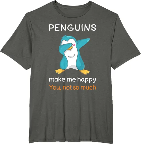 Vista 4 de Camiseta de pingüino con cita de pingüino sarcástico para amantes de los pingüinos, Negro