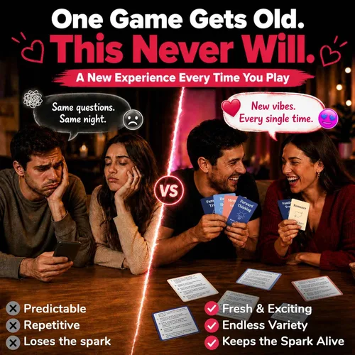 Vista 4 de QUOKKA Juegos para parejas Know Me Better 4 en 1 - Juego de cartas de relación con más de 1350 preguntas iniciales de conversación, desafíos