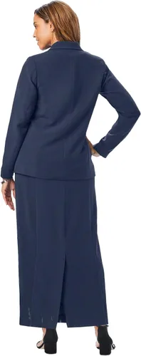 Vista 3 de Jessica London Vestido largo de una sola chaqueta para mujer de talla grande