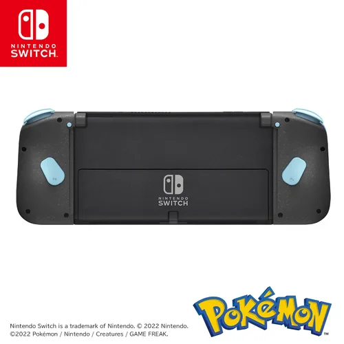 Vista 4 de HORI Nintendo Switch Split Pad Compact Gengar - Ergonomic Controller for Handheld Mode - Officially Licensed by Nintendo Pokémon