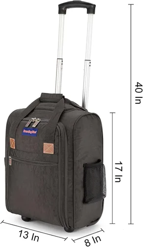 Vista 2 de JetBlue Airlines - Bolsa de viaje para debajo del asiento de 17 x 13 x 8 pulgadas, adecuada para las principales aerolíneas, incluyendo Spirit